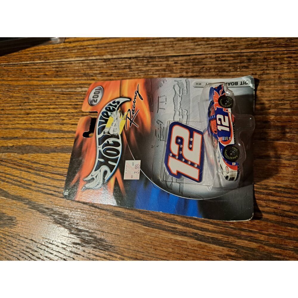 2001 Nascar Hot Wheels Racing #12 Jeremy Mayfield Mobil 1 1:64 Diecast in Pack